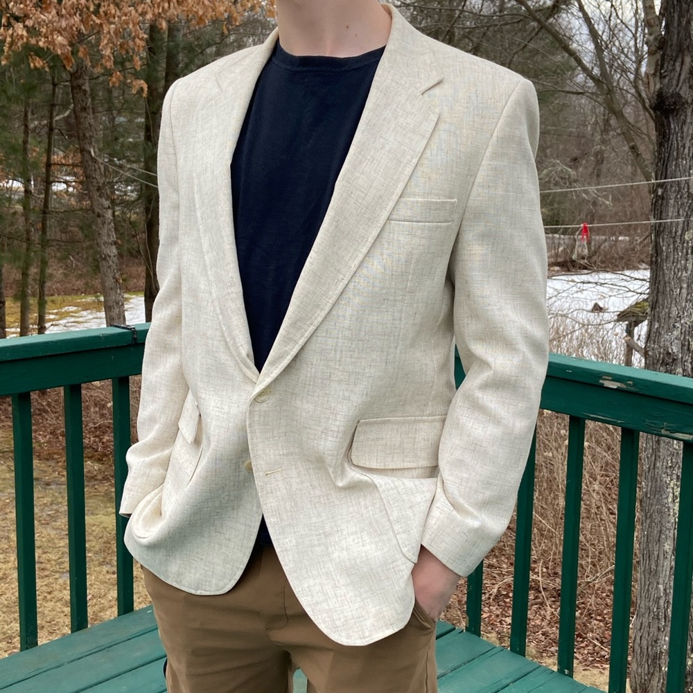 Men's Cream Blazer